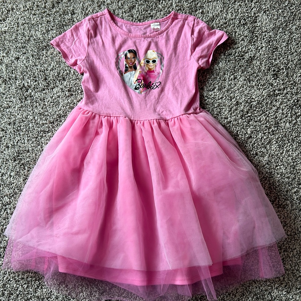 Girls H&M Pink Barbie Tulle Dress